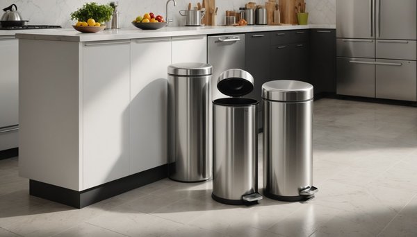 Découvrez nos poubelles en métal : style et robustesse au quotidien